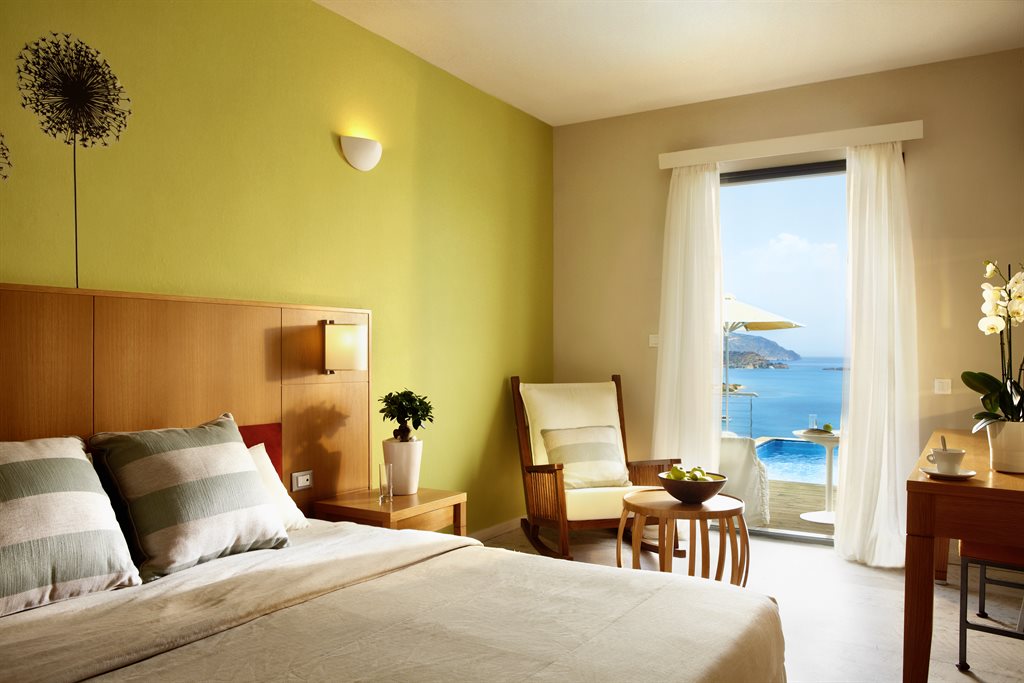 Elounda Blu Hotel: Double Room Sea View with Sharing Pool